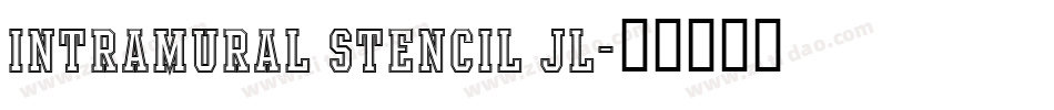 Intramural Stencil JL字体转换